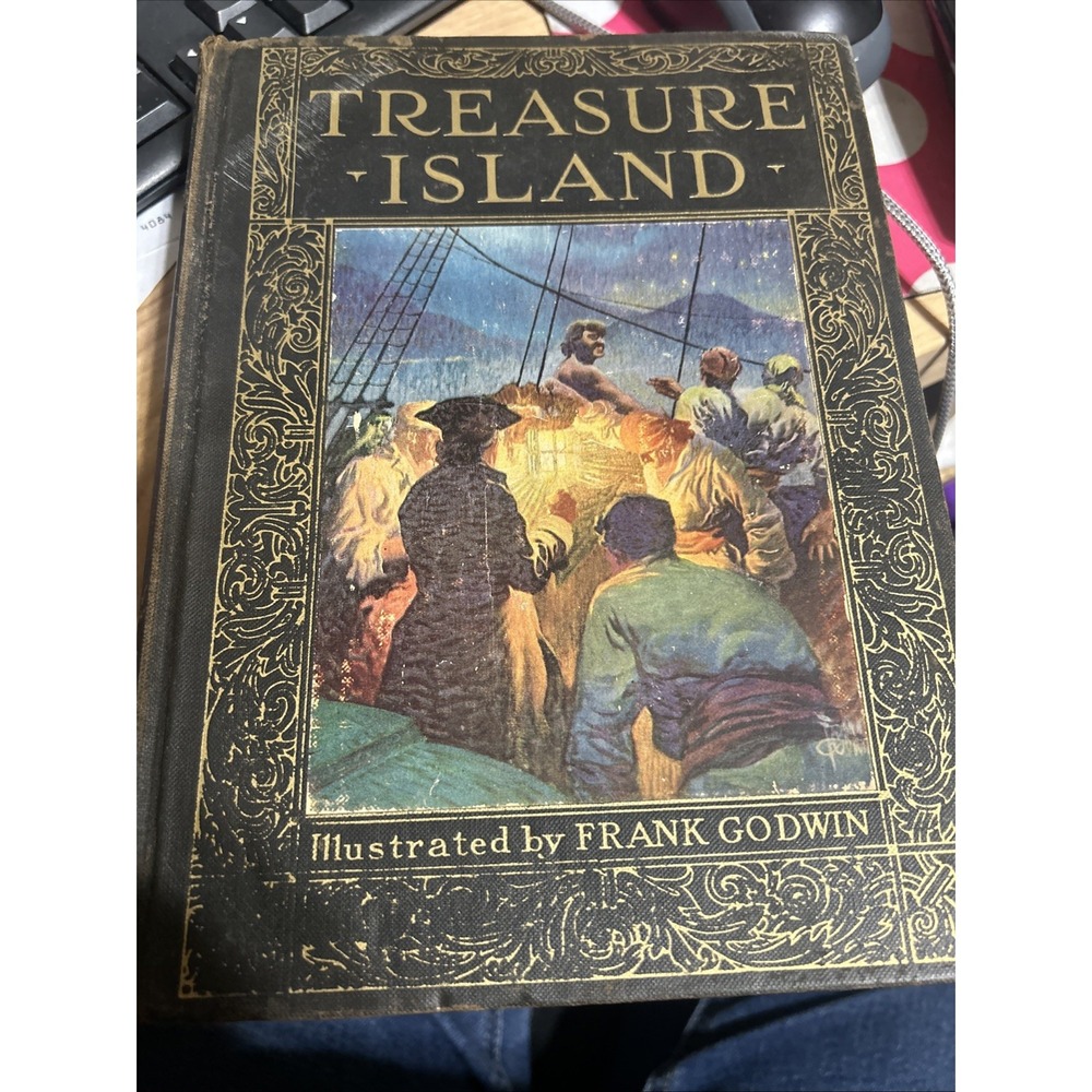 Treasure Island Robert Louis Stevenson 1924 Illus. Frank Godwin